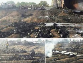 123 Dead in Pakistan Oil Tanker Fire