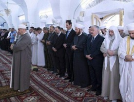 اسد در حما؛ عیدی برای همه سوری ها