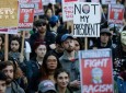 تظاهرات مردم آمریکا خواستار استیضاح ترامپ شدند