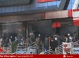 آتش سوزی در مقابل ریاست تصدی ملی بس کابل