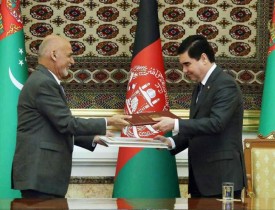 7 توافقنامه اقتصادی و حمل و نقل میان افغانستان و ترکمنستان امضا شد
