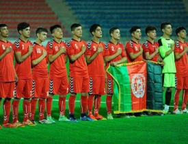 تیم ملی فوتبال زیر ۱۵ سال افغانستان قرغیزستان را ۳ بر ۱ برد