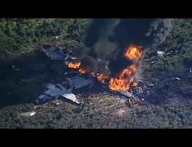۱۶ نیروی دریایی امریکا در سقوط یک هواپیمای نظامی کشته شدند