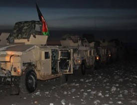 کاروان نظامیان افغان در کابل هدف کمین طالبان قرار گرفت