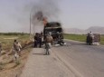 طالبان دو تانکر مواد نفتی را در "چشمه شیر" به آتش کشیدند