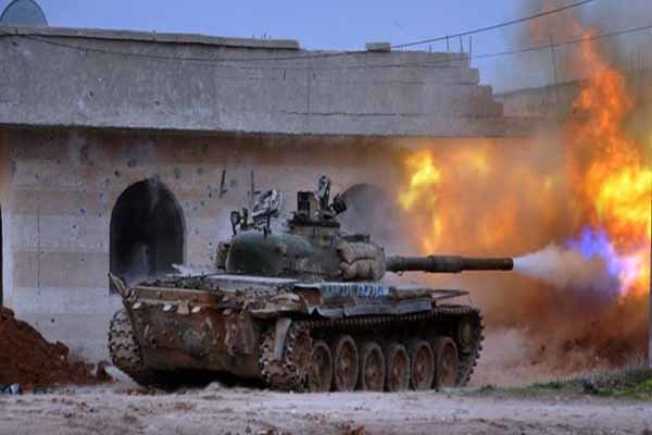 اردوی سوریه مواضع داعش را بمباران کرد