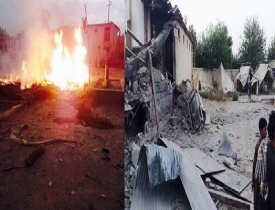 حمله هوایی در قندوز منجر به فرو ریختن ساختمان یک مکتب پسرانه شد