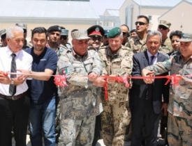 یک مرکز آموزشی در فرماندهی لوای ششم پولیس سرحدی زون شمال افتتاح شد