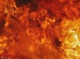 آتش سوزی تانکر تیل در سرای تیموریان شهر مزار شریف