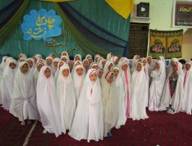 جشن تکلیف دخترانِ شهرک «کمپ سخی» در مزارشریف برگزار شد