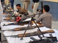 تصاویر /تحویل‌دهی 64 میل سلاح مختلف به پروژه‌ی دایاک و کنفرانس خبری فرمانده پلیس هرات  