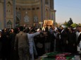 مراسم تشییع جنازه شهدای مسجد جوادیه هرات  