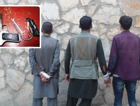 Four arrested on charges of murder, robbery in Kabul city