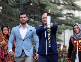 2017 Invictus Games torch lit at Presidential Palace