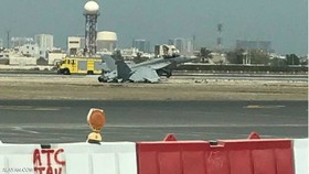 فرود اضطراری جنگنده آمریکایی در فرودگاه بین‌المللی منامه بحرین