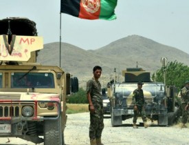 هاموی بمب گذاری شده ی طالبان به کندک سربازان اردوی ملی در هلمند نرسید