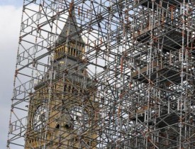 Big Ben will ring at noon, then fall silent until 2021