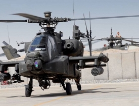 امریکا ۱۹۰ سرباز تازه نفس با ۲۰ هلیکوپتر آپاچی به افغانستان اعزام می کند