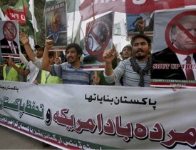 تظاهرات گسترده مردم پاکستان در اعتراض به مواضع امریکا