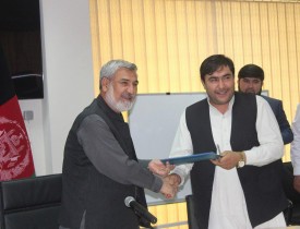 قرارداد بازسازی ۹۰ پروژه‌ی آبیاری به ارزش ۶۶۲ میلیون افغانی امضا شد