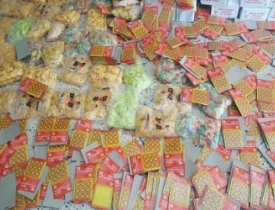 پولیس هرات پتاقی و مرمی‌های پلاستیکی را جمع‌آوری کرد