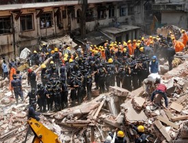 ریزش ساختمانی مسکونی در هند باعث کشته شدن حداقل هفت تن شد