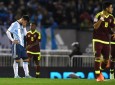 توقف تیم ملی فوتبال آرژانتین در برابر ونزوئلا