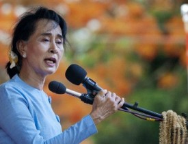 واکنش رهبر میانمار به اعتراضات جهانی علیه وی