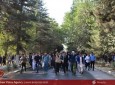گزارش تصویری/ اعتراض دانشجویان دانشگاه کابل به کشتار مسلمانان میانمار  