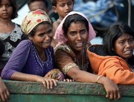 شمار آوارگان مسلمان میانمار از ۴۰۰ هزار نفر گذشت