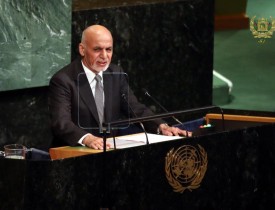 Ghani Welcomes U.S. New Strategy, Stresses Terrorist Threats, Calls on Pakistan at UN
