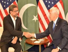 Pak PM, US vice president discuss Afghanistan, regional security