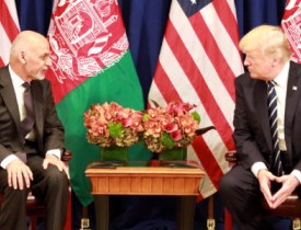 ترامپ در دیدار با اشرف غنی: ما صد در صد برای تأمین امنیت و مبارزه با تروریزم در افغانستان متعهد هستیم