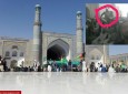 پرتاب کفش/ سخنرانی حکمتیار در مسجد جامع هرات مختل شد