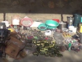 کشف یک کارخانۀ ساخت ماین و واسکت‎‏های انتحاری در کابل