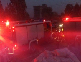 وقوع آتش سوزی در غرب کابل