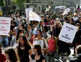 گردهمایی زنان فرانسوی علیه آزار جنسی در این کشور