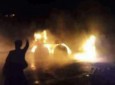 انفجار تانکر تیل در چاریکار یک اتوبوس را به آتش کشید
