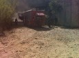 وقوع آتش سوزی در مرکز هماهنگی نیروهای امنیتی در کاپیسا