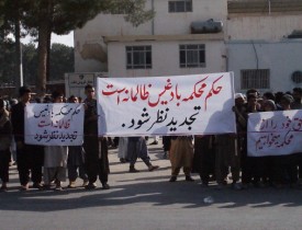 اعتراض دکانداران جاده لیلامی هرات به حکم محکمه بادغیس