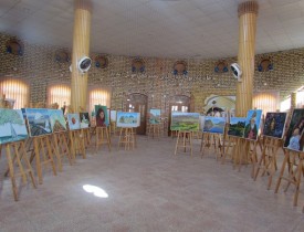 نمایشگاه نقاشی یک روزه تحت عنوان "حریر" در شهر مزار شریف برگزار شد