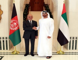 دیدار رئیس جمهور غنی با ولیعهد ابوظبی/امارات آماده است با افغانستان در تامین صلح و رشد اقتصادی همکاری کند