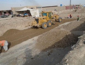 بازسازی سرک ولسوالی پشت‌ِکوه - شهر فراه