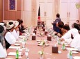 رئیس جمهور غنی با تاجران و بزرگان قومی کشور در امارات دیدار کرد
