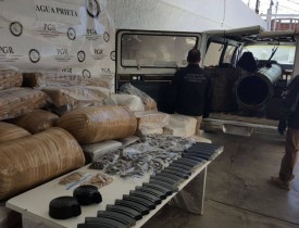 کشف توپخانه ای در مرز مکزیک برای پرتاب مواد مخدر به خاک امریکا