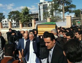 جنازه فاروق فیضی با شکوه خاصی به خاک سپرده شد