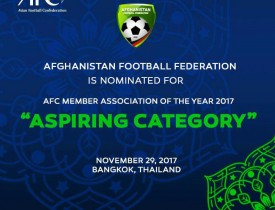 فدراسیون فوتبال افغانستان نامزد بهترین فدراسیون سال آسیا شد