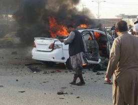 انفجار ماین مغناطیسی در مزارشریف منجر به کشته شدن راننده یک کرولا شد