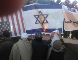 شهروندان غزنی انزجار خود را امریکا و اسرائیل فریاد زدند