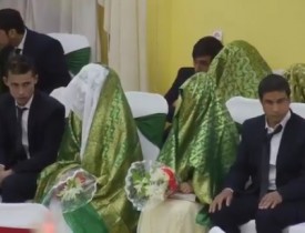 25 Couples Wed in Balkh in Mass Wedding